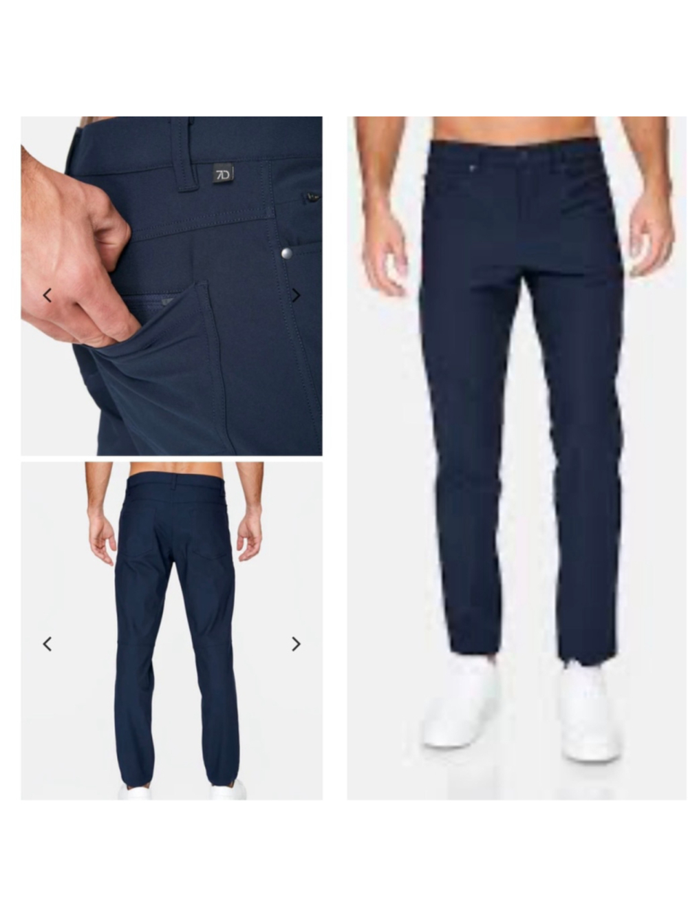 Men's 7 Diamonds Infinity 7-Pocket Pants Navy Size 30x30